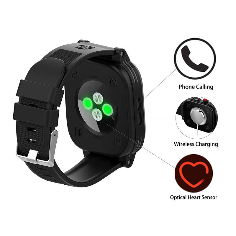 YOGRE Apple Watch 44mm Case Series 6/5/4/SE, Waterproof Protective Case with Built-in Screen Protector, Dustproof Shockproof Case for iWatch Series 6/5/4/SE - Image 4